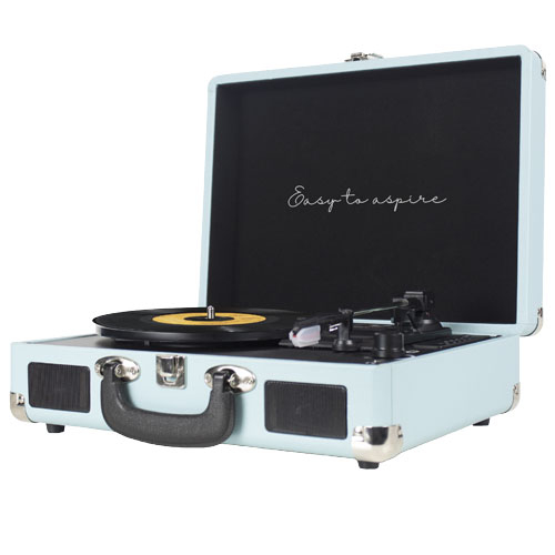 Tourne-disque promotionnel Prixton MP3 VC400 Bleu clair